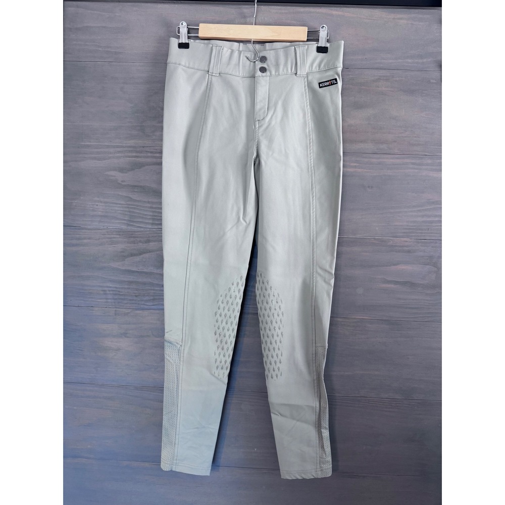 Kerrits Affinity Ice Fil‎ Knee Patch Breech Kids Girls Size XL
